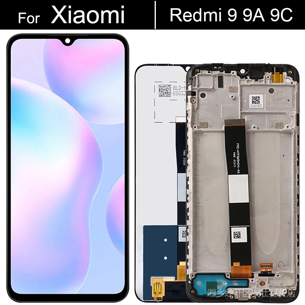 Màn Hình LCD Chính Hãng 100% Kèm Khung Cảm Ứng Thay Thế Chuyên Dụng Cho Xiaomi Redmi 9 9A 9C Redmi 9A 9C