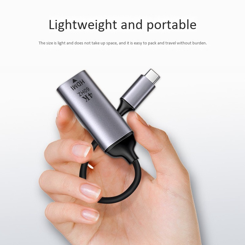 Bộ Chuyển Đổi Cổng Type-C Sang Hdmi 4k 60hz 3.1 Sang Hdmi Hỗ Trợ Máy Tính | BigBuy360 - bigbuy360.vn