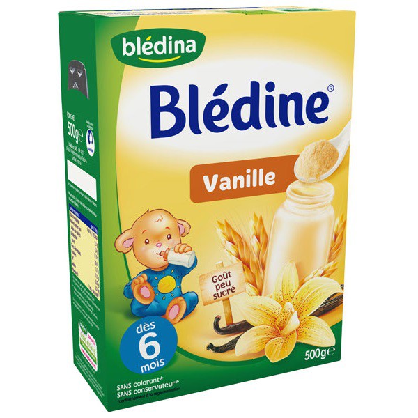 Bột pha sữa Bledina vị vani (6m+)(500g)