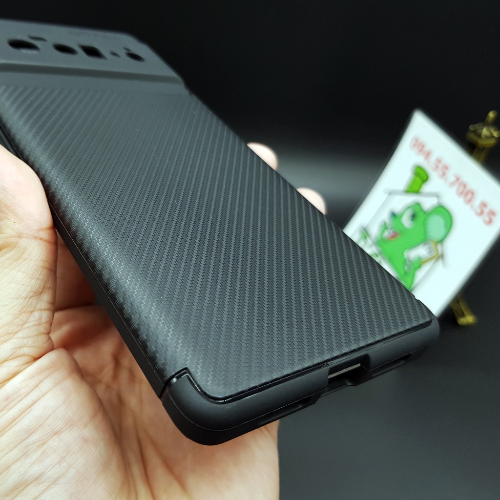 [Ảnh Thật] Ốp Lưng Google Pixel 6 PRO AutoFocus Vân 3D Carbon Chống Sốc