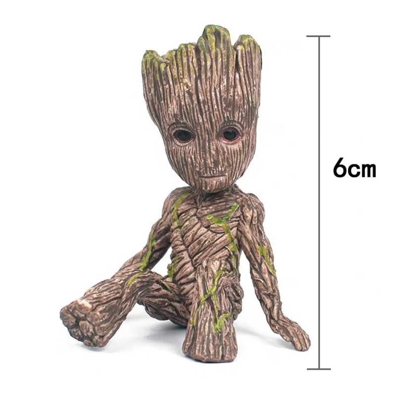 Marvel Đồ trang trí Nhân Vật Groot Đáng Yêu 6cm