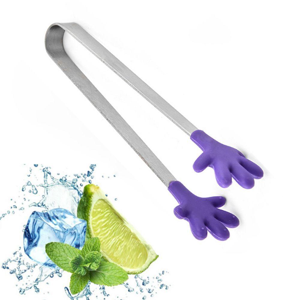 [COD] Kẹp Gắp Đá / Thức Ăn Bằng Silicone Chống Trượt Tiện Lợi