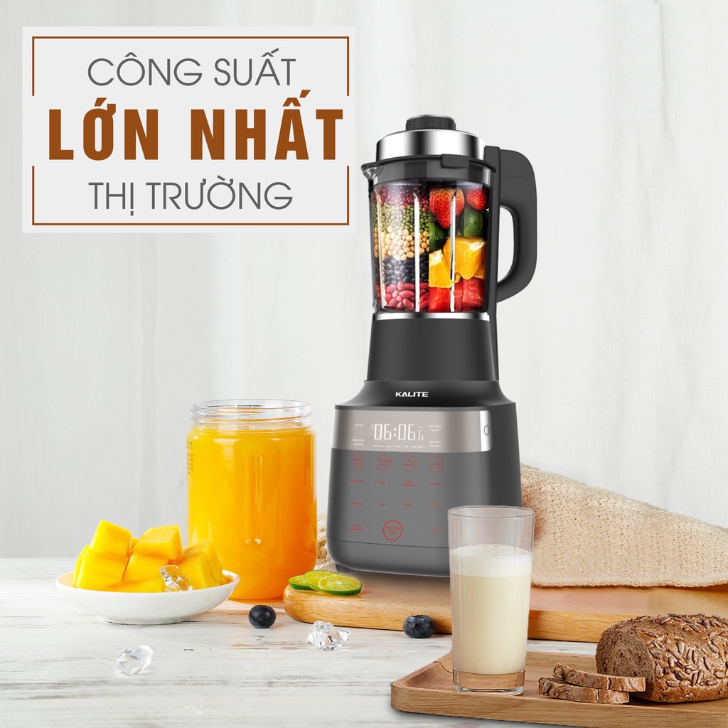 Máy Làm Sữa Hạt Máy Nấu Sữa Hạt Kalite KL 950 Pro nhất Việt Nam, Công suất 1500W mạnh nhất trong dòng sữa hạt, BH 2 năm