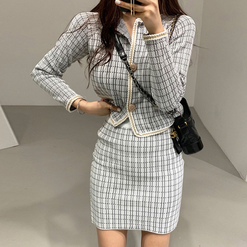 Set bộ len tay dài nữ thu đông Emilyshop