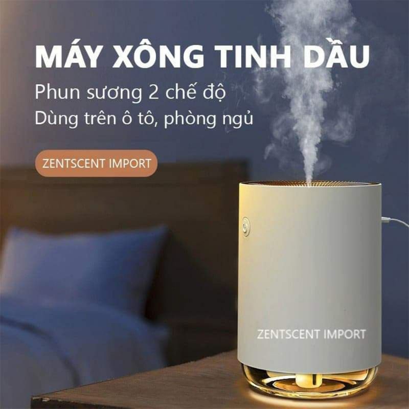 Máy xông tinh dầu cho phòng ngủ , ô tô - khử mùi , tạo độ ẩm 250ml ( đèn led 7 màu đẹp )