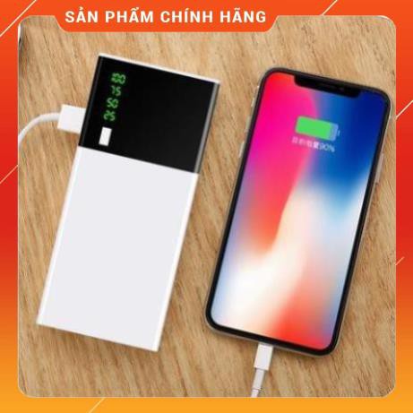 Pin sạc dự phòng 20000 mAh pin siêu khủng, có đèn led báo mức pin, sạc dự phòng Smart chính hãng