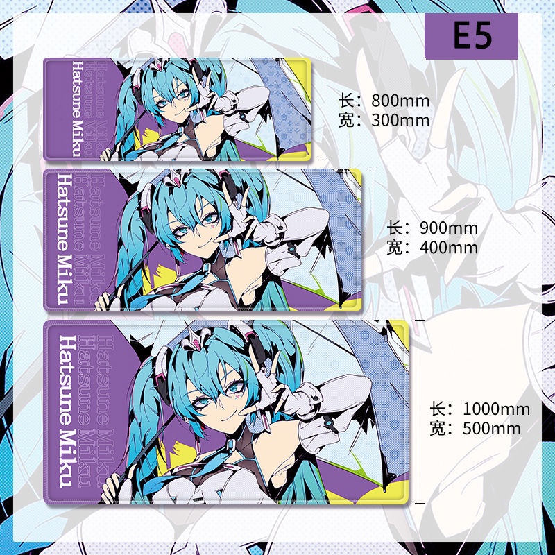 Tấm Lót Chuột Hai Chiều Chống Thấm Nước Cỡ Lớn In Hình anime yuanshen Khắc Nổi Bật Để Bàn Văn Phòng