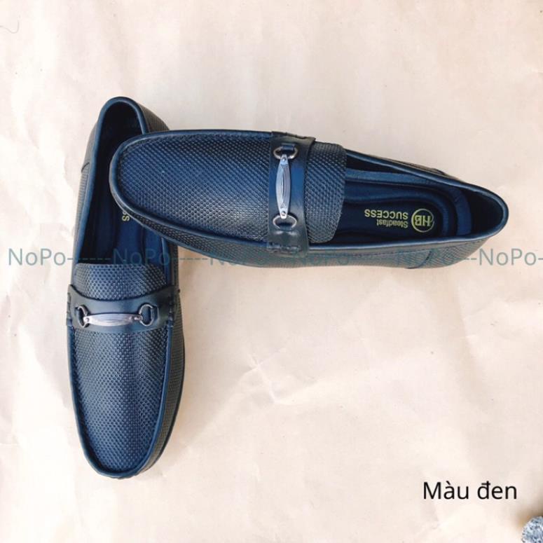 Giày lười nam giày mọi da bò mềm chuẩn Nopo ;