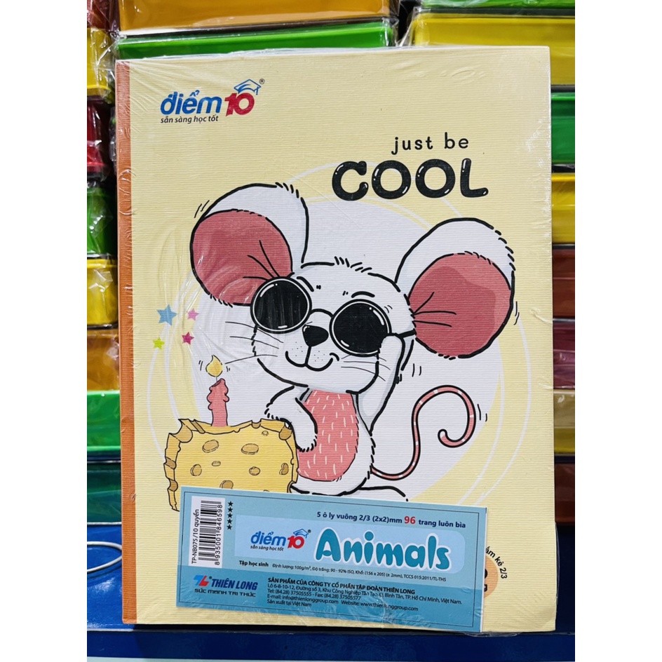 Tập học sinh 96tr đl 100 5 ôly NB075 lốc 10 cuốn