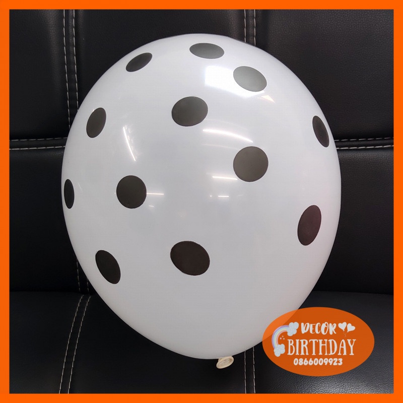 Bóng Bay Trang Trí Sinh Nhật CHẤM BI Cực Xinh Cho Bé, Bóng Dày Dặn, Nhiều Màu