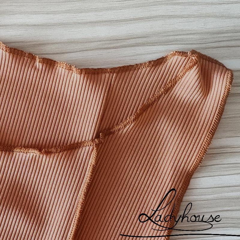 Đầm Không Tay Cổ Tròn Màu Trơn Thời Trang Dành Cho Nữ