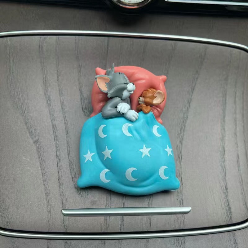 🔥TOM and JERRY cat and mouse sweet dream blind box Tom Jerry good friend hand doll