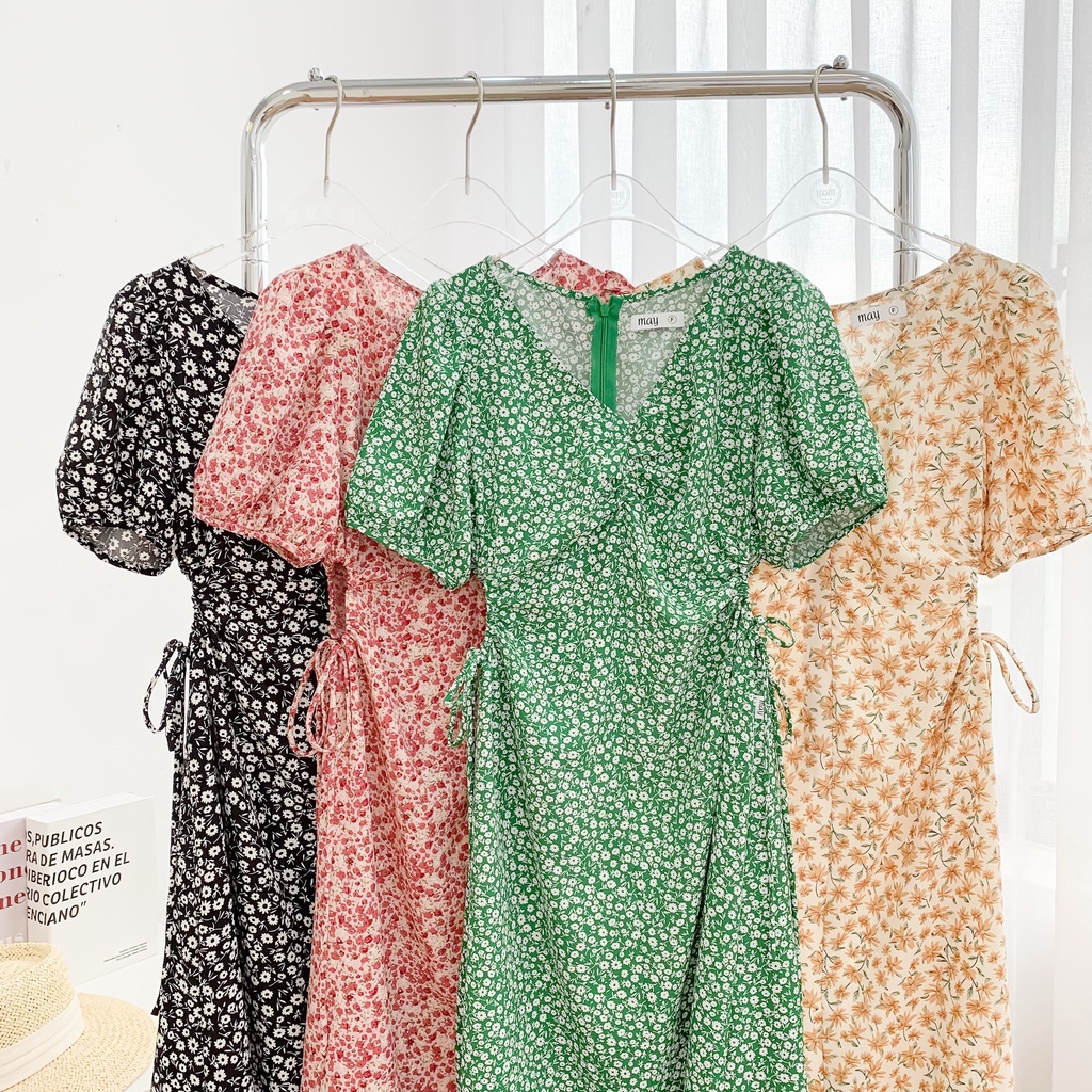 Váy thiết kế May Boutique Váy kiểu Daisy hoa cut eo VKZ22D_107.012