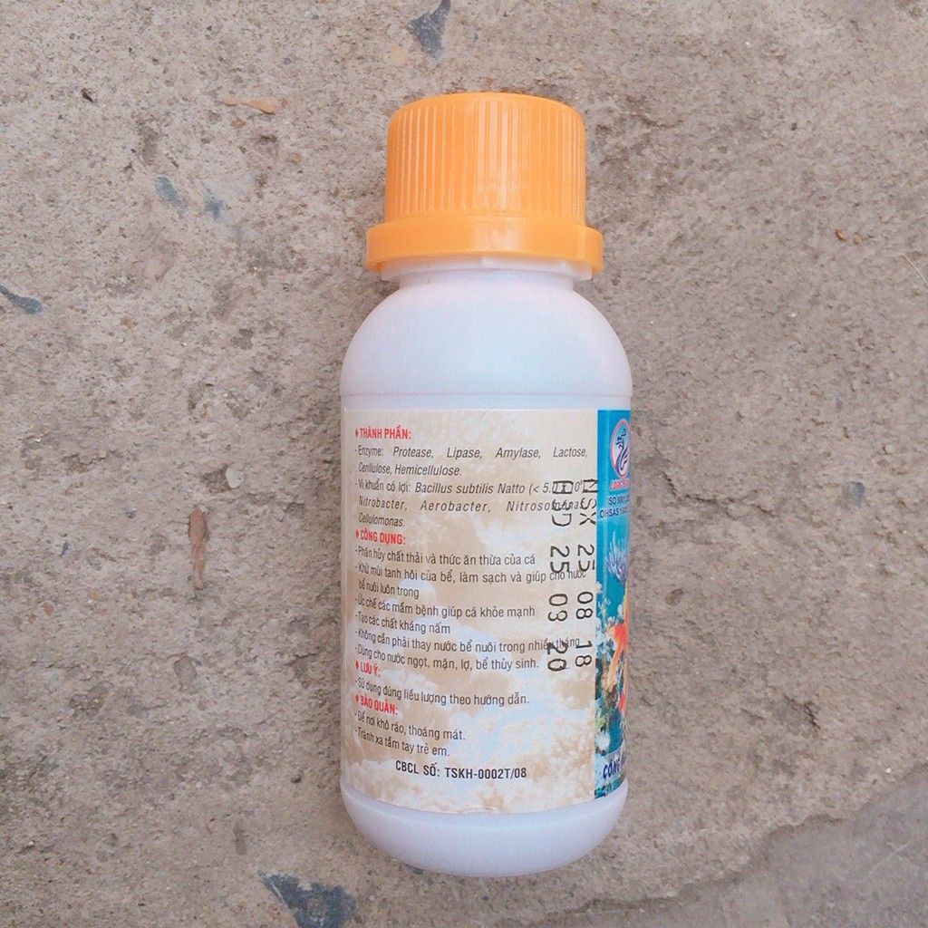 Men vi sinh cho hồ cá Compozyme.