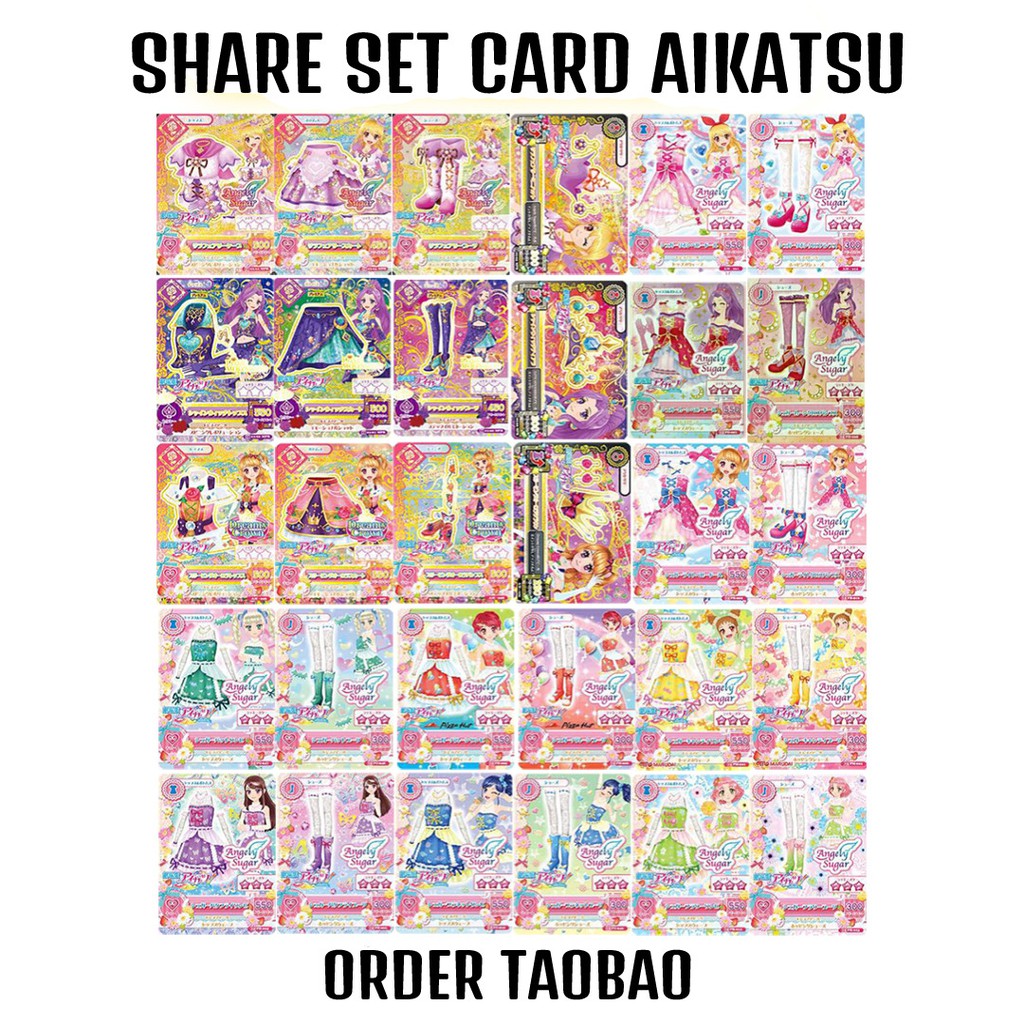 [VUI LÒNG ĐỌC KĨ NỘI DUNG] [SHARE] Set Thẻ bài Aikatsu Card
