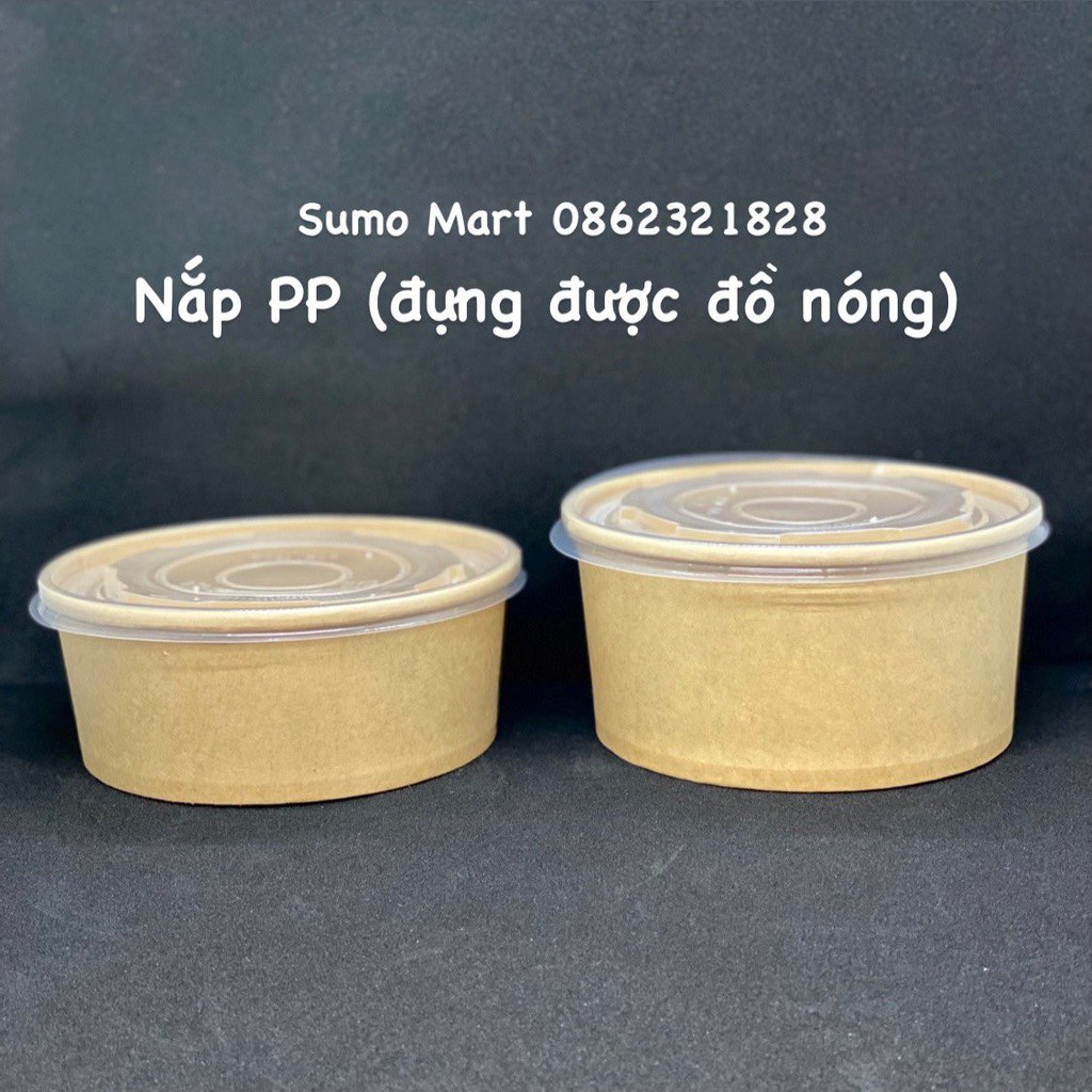 50 Tô giấy Kraft 750ml, 1000ml