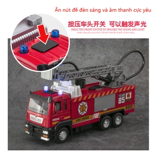 Xe ô tô cứu hỏa cho bé cực bên và an toàn