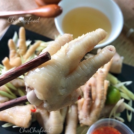 1kg chân gà sả tắc kèm nước sốt chấm cay món nhậu tuyệt vời, món ăn dân dã ăn vặt văn phòng