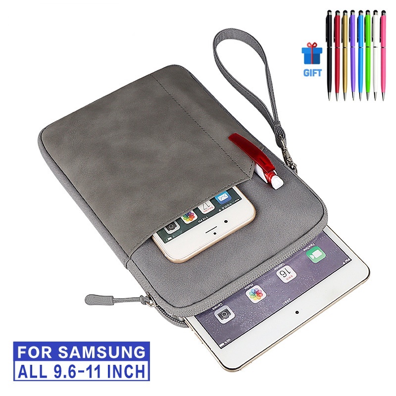 Bao Da Máy Tính Bảng Có Khóa Kéo Cho Samsung Tab S7 11 T870 S6 Lite 10.4 S5e A7 T500 Galaxy 10.1 T510 P600 T580 10.5 T590 T830