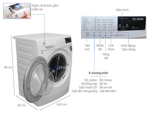 Máy giặt electrolux EWF10744