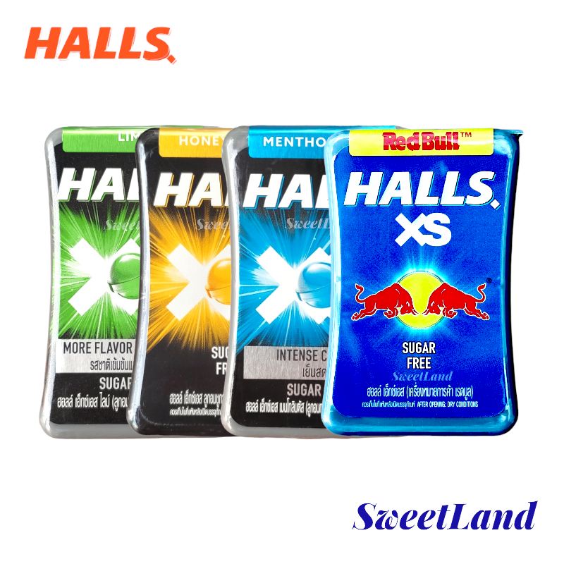Kẹo ngậm không đường Halls XS hũ 13.8g