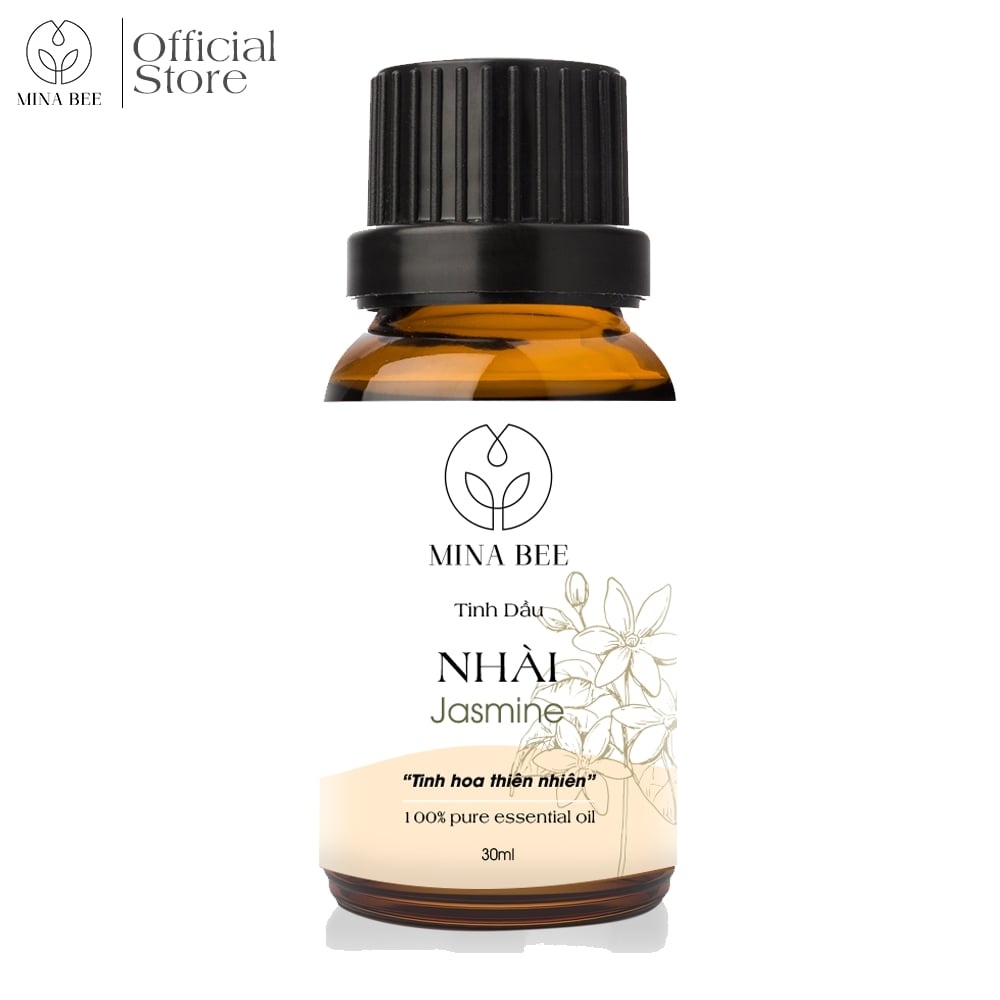 Tinh Dầu Hoa Nhài (Lài) MinaBee | Jasmine Essential Oil | Cao Cấp Nhập Khẩu |Thiên Nhiên Nguyên Chất | Có Kiểm Định COA