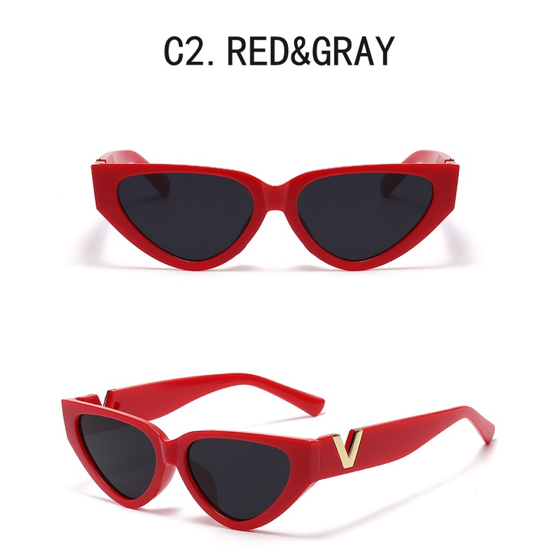 Kính Mát Hình Mèo Chống Tia UV400 Kiểu Dáng Sang Trọng Dành Cho Nữ