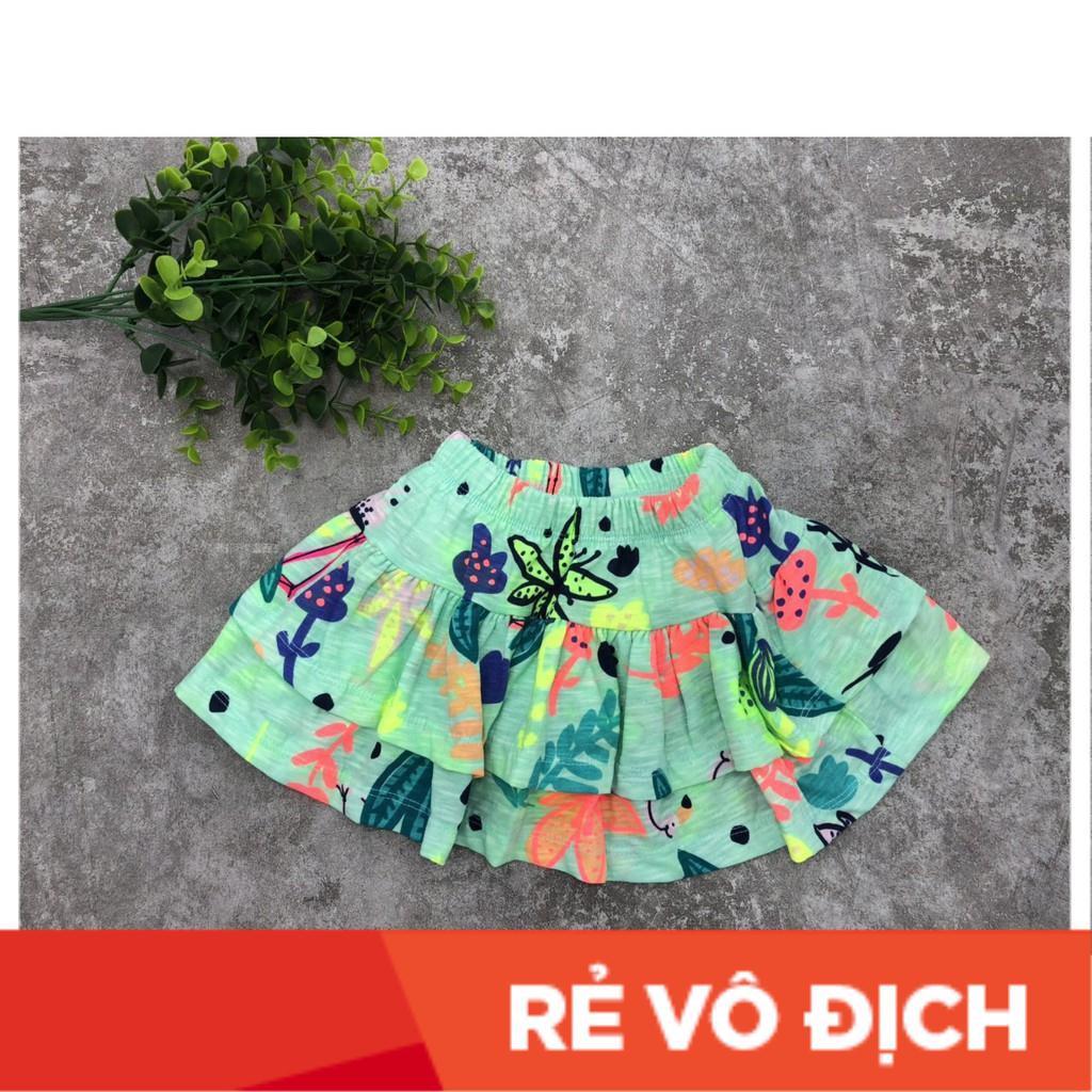 [SALE SỐC] Chân váy bé gái size 1-7T (Có lot quần bên trong). Chất liệu cotton thoáng mát, dễ mặc. Album 2