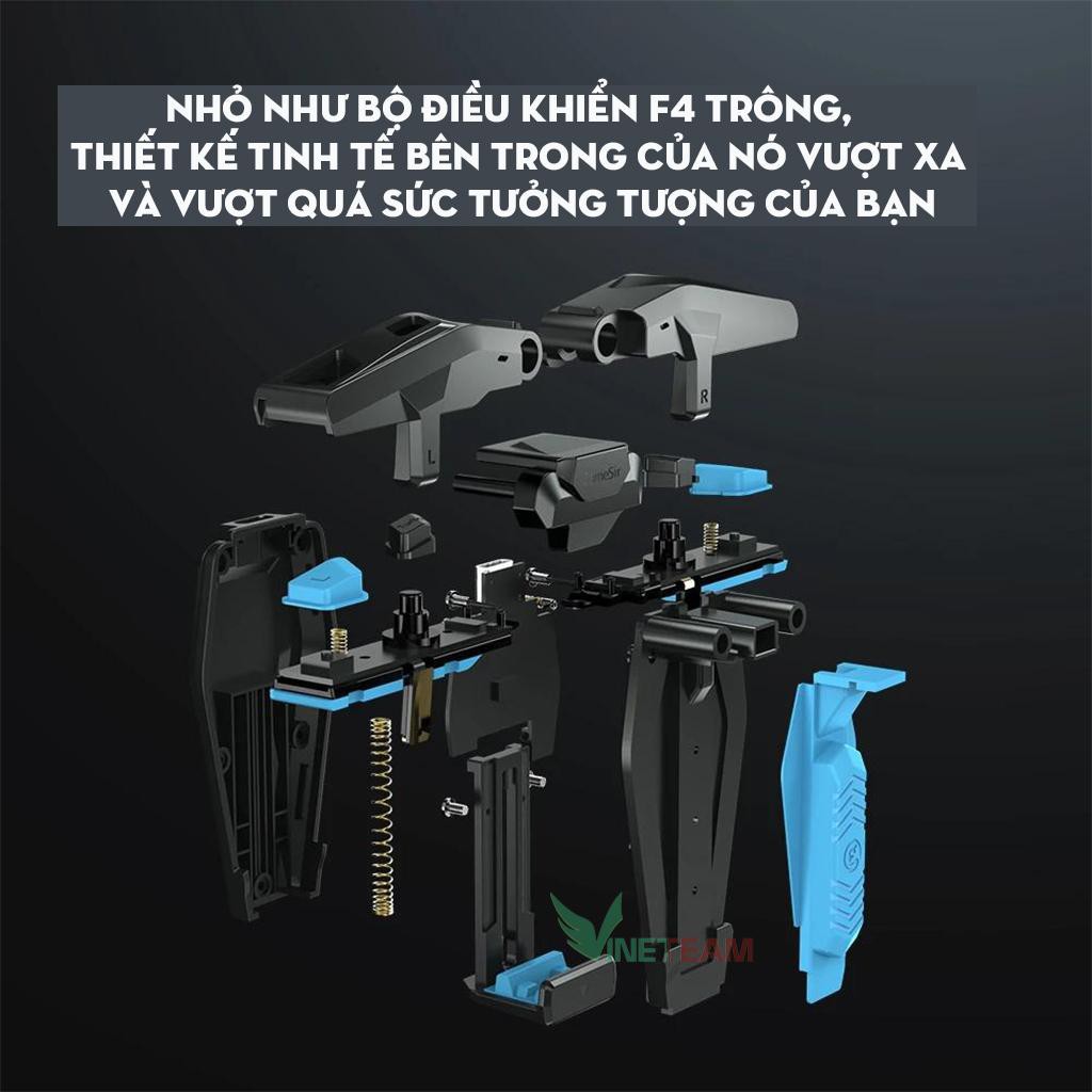 Nút bấm cơ GameSir F4 Falcon tự động autotap cực khủng, chơi game PUBG, Call of Duty, Free Fire Xgamingstore -dc4015