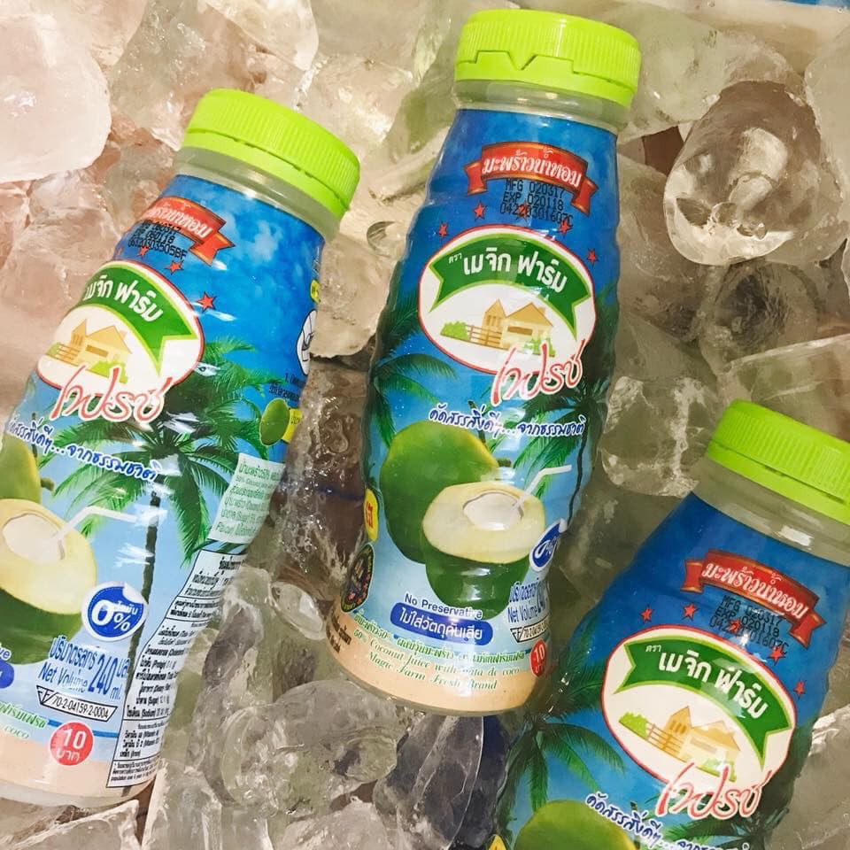Nước dừa Thái Lan chai 240ml -Nước dừa Magic Farm | BigBuy360 - bigbuy360.vn