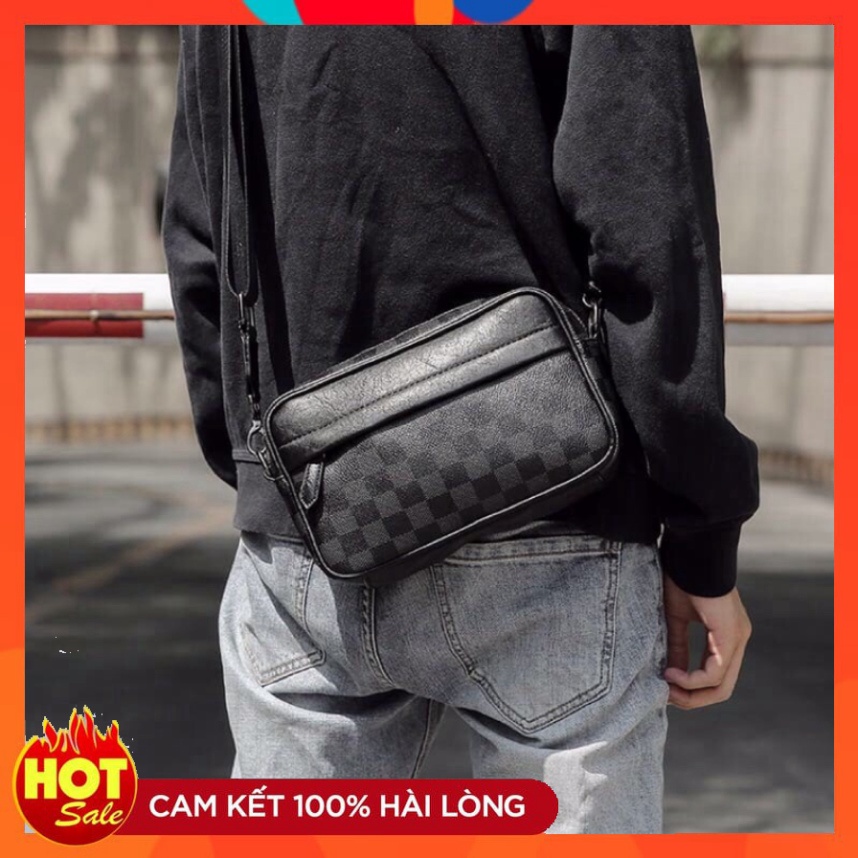 Hot trend Ví nam TA03, Túi xách da đeo chéo nam siêu hót thời trang giá sỉ bảo hành 12 tháng