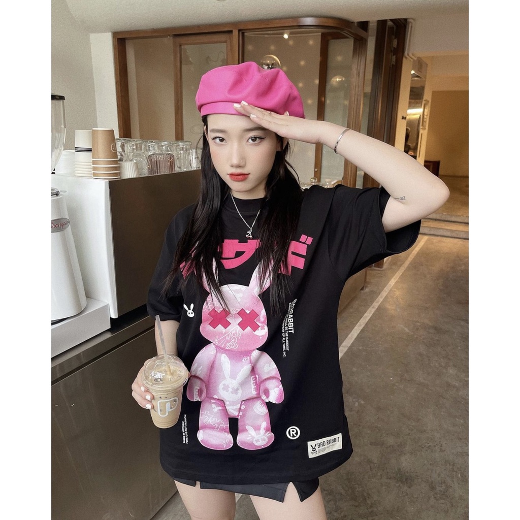 Áo thun Bad Rabbit Tee Local Brand Unisex - Áo phông nam nữ tay lỡ, form rộng Wearzone