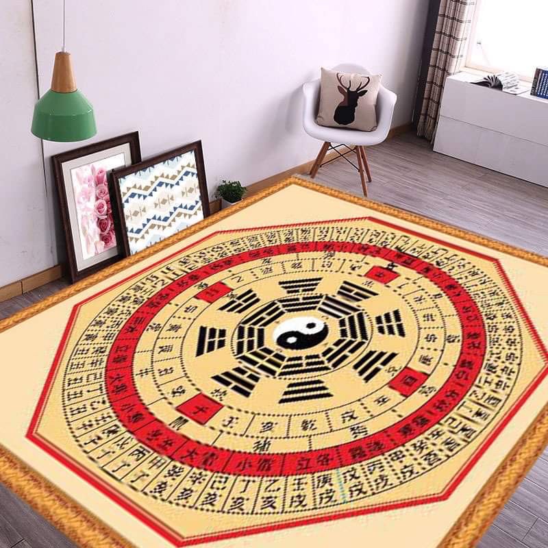 Thảm bát quái la kinh cỡ lớn dài 2 mét rộng 2 mét