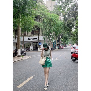 Áo len kẻ Hàn Quốc