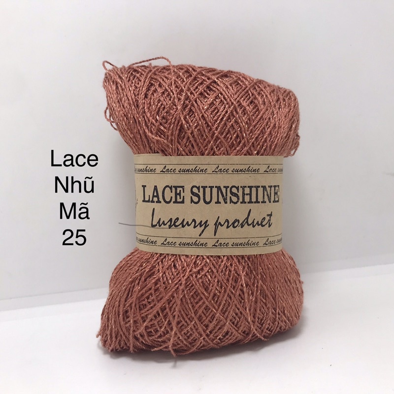 Sợi Lace Sunshine nhũ