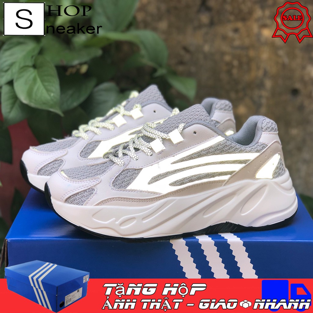 [Sale] Giày Thể Thao YZ 700 V2 Trắng Phản Quang  Đủ Size | BigBuy360 - bigbuy360.vn