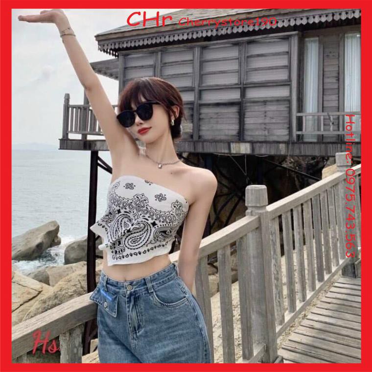 Yếm Thổ Cẩm , Áo 3 lỗ, Áo Yếm Nữ , Áo ĐI Biển [ CHR190 ]
