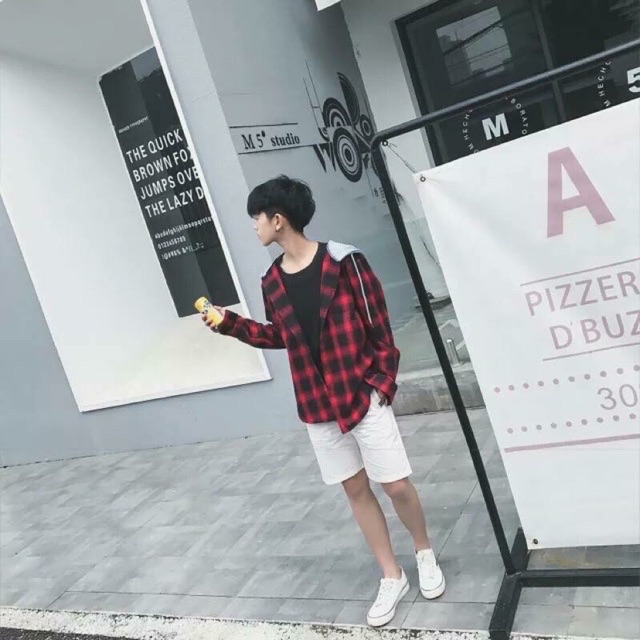 Áo Khoác Caro Nón UNisex ( Ảnh Thật Hình Cuối )