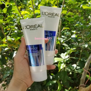 Sữa rửa mặt trắng da L'Oreal Paris White Perfect Milk foam purifying & brightening 100ml