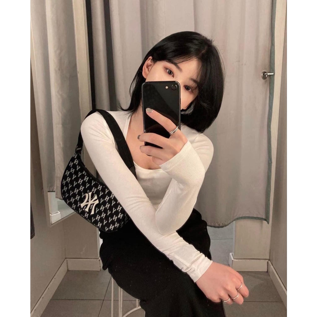 (TQXK 1:1) Túi Xách, Túi kẹp nách, Túi đeo vai M/L/B Monogram Jacquard Hobo New/York Yan/kees Chất liệu: Polyester.