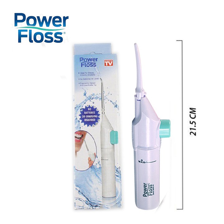 Máy xịt tăm nước làm sạch răng miệng Power Floss