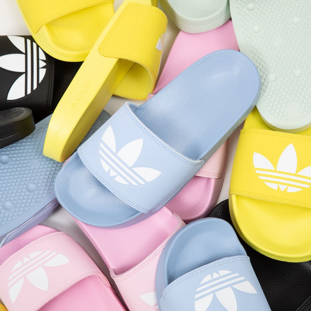 Dép Adidas AuthHàng Chính HãngAdidas Adilette Lite Slides Trefoil Logo 6 Màu Cực Dễ Thương Bản 2021 - Simple Sneaker