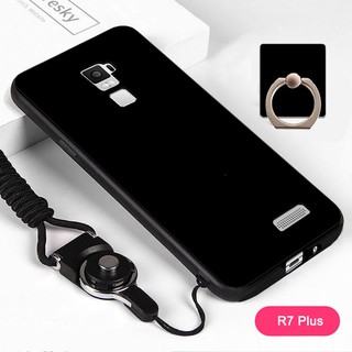 Dành cho OPPO R7 Plus Silicon Soft Ruber Case (Đen)