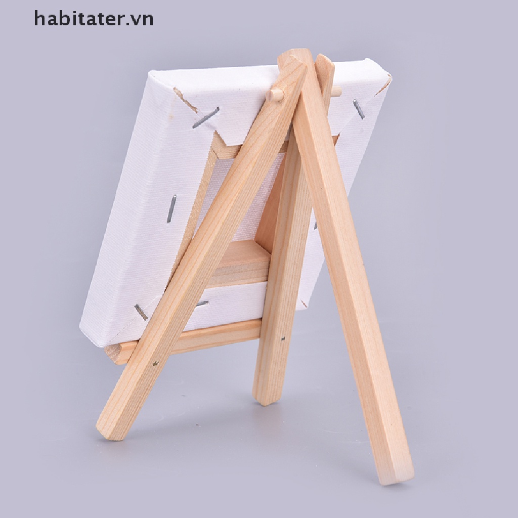 Tranh Vải Bạt Kéo Dài Khung Gỗ 10Cmx10Cm Cho Trẻ Em Vẽ Tranh
