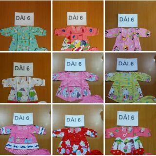 Combo 5 bộ tole bé gái size 6