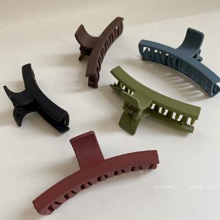 Kẹp Tóc Càng Cua Hình Vuông Lớn Màu Sắc Đơn Giản Phong Cách Hàn Quốc