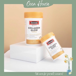 Swisse Beauty Collagen Glow With Collagen Peptides - Viên uống bổ sung Collagen