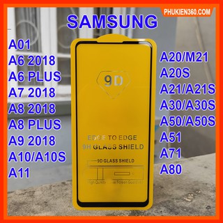 Kính cường lực 9H bảo vệ tiện dụng cho Samsung a01 a6 a6plus a7 a8 a8plus a9 a10 a11 a20 m21 a20s a21 a21s a30 a3