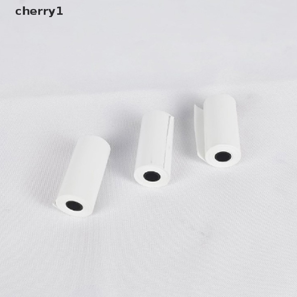 (cherry1) 5 Cuộn Giấy Dán Nhiệt Trực Tiếp Tự Dính