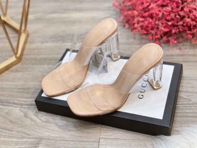 HÀNG FULL BOX CÓ SẴN Guốc mika 2 cầu 7cm-9cm